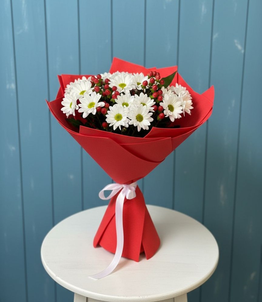 Букет цветов из: Хризантемы в Грозном