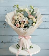 Букет цветов из:  Розы и Лизиантусы #REPLACE_PRED# Грозном