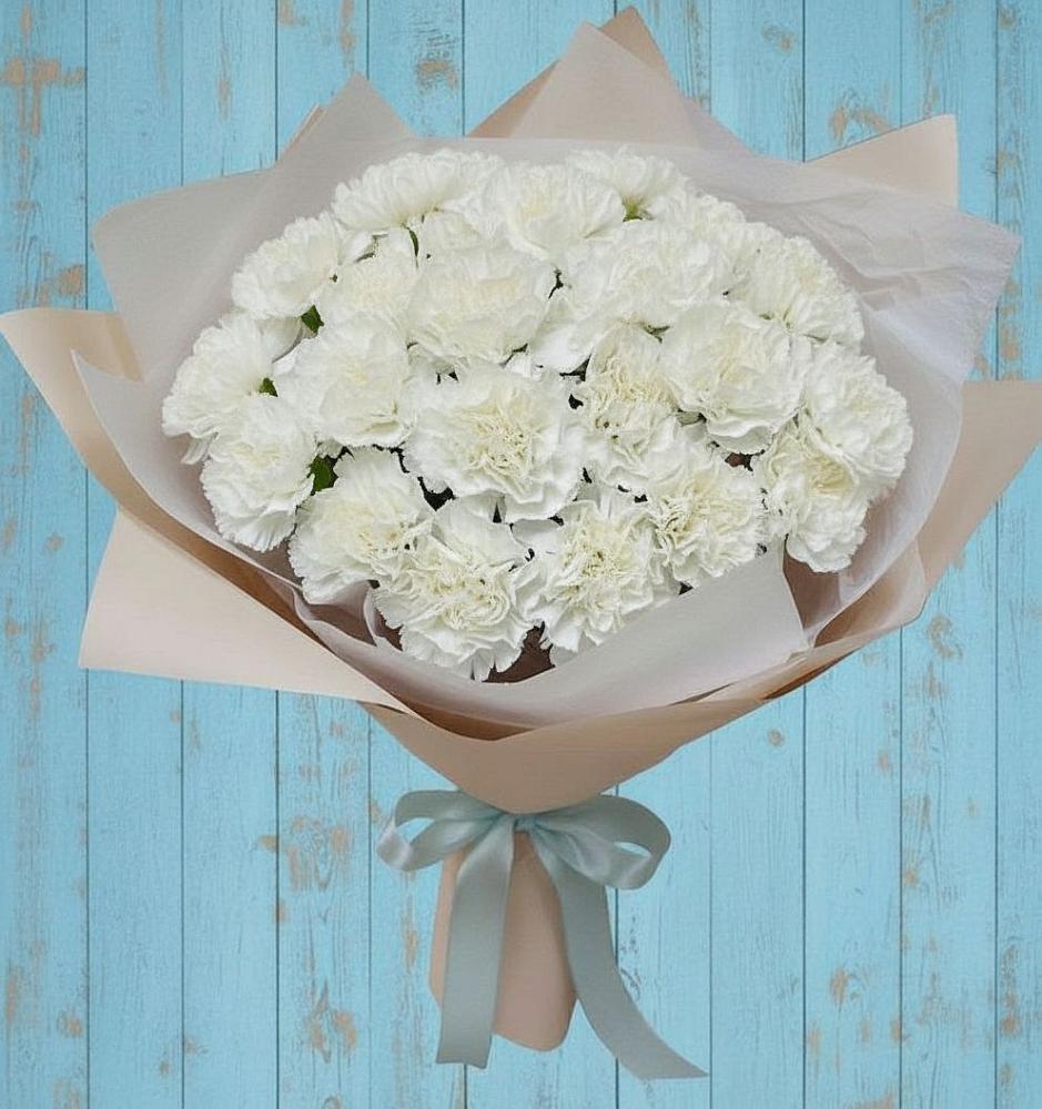 Букет цветов из: Гвоздики в Грозном