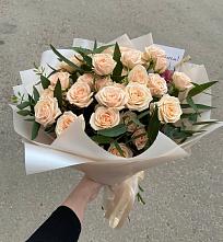 Букет Кремовые розы Латте в Грозном