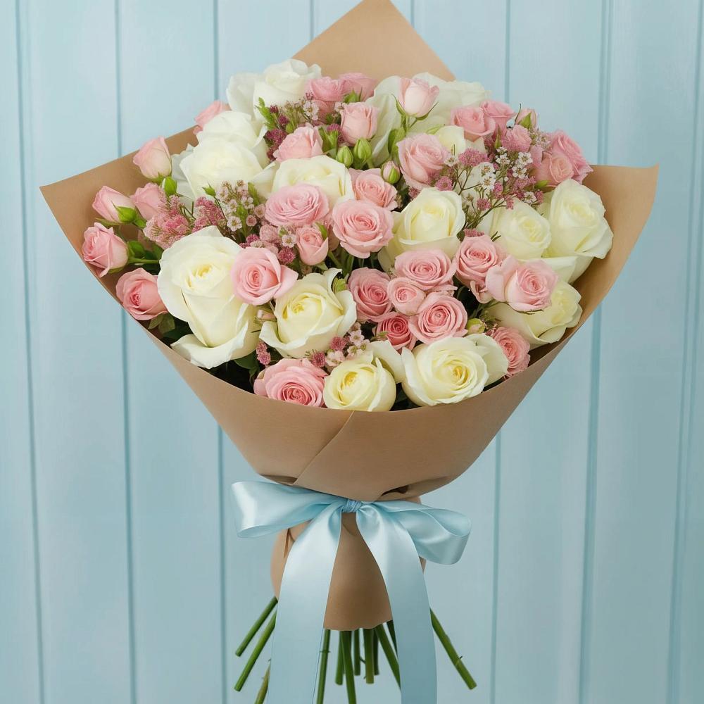 Букет цветов из: Розы в Грозном