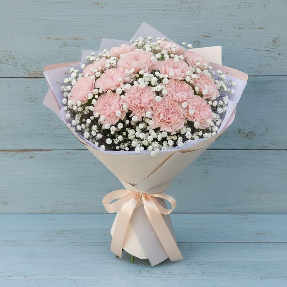 Букет цветов из: Гвоздики в Грозном