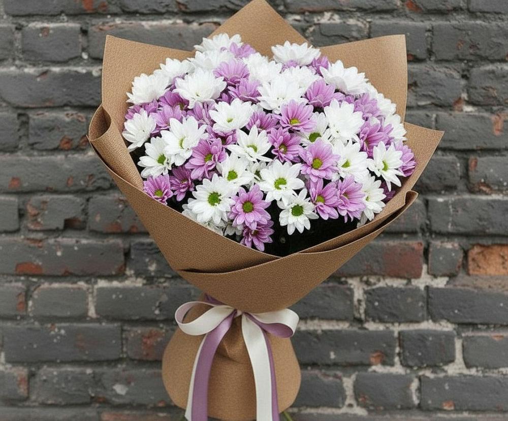 Букет цветов из: Хризантемы в Грозном