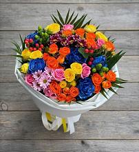 Букет цветов из:  Розы и Хризантемы в Грозном
