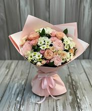 Букет цветов из:  Гвоздики, Розы и Хризантемы #REPLACE_PRED# Грозном