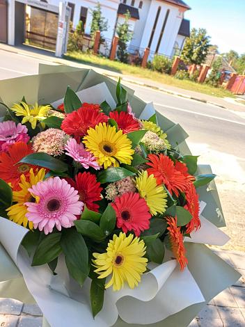 Букет цветов из: Герберы в Грозном