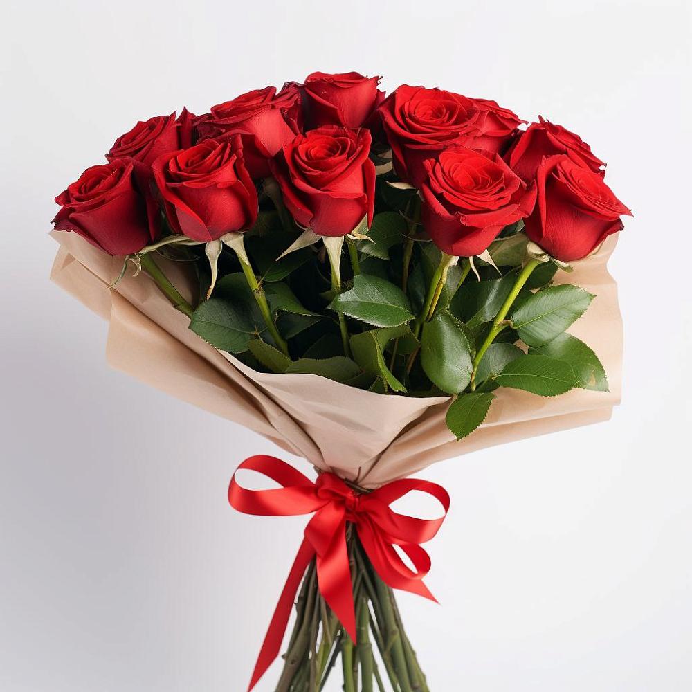 Букет 11 Красных роз Эдлесс Лав в Грозном