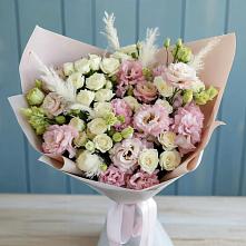 Букет цветов из:  Альстромерии и Розы в Грозном