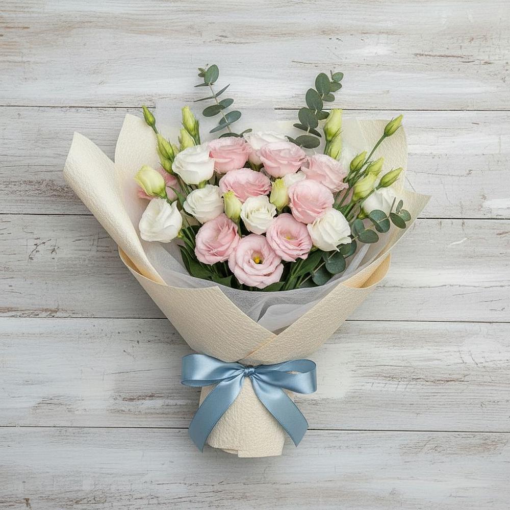 Букет цветов из: Лизиантусы в Грозном